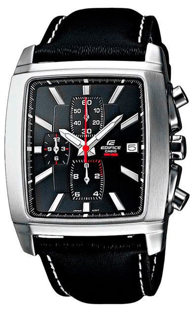 Casio Edifice EF-509L-1A Casio Edifice EF-509L-1AНаручные часы<br>Японские часы Casio Edifice EF-509L-1A<br><br>Пол: Мужские<br>Страна-производитель: Япония<br>Механизм: Кварцевый<br>Материал корпуса: Сталь<br>Материал ремня/браслета: Кожа<br>Водозащита, диапазон: None<br>Стекло: Минеральное<br>Толщина корпуса: 11,2 мм<br>Стиль: None