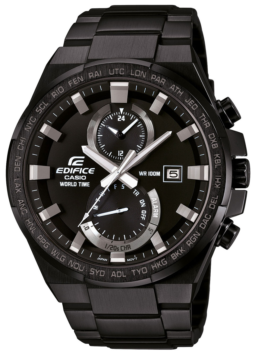 Casio Edifice EFR-542BK-1A Casio Edifice EFR-542BK-1AНаручные часы<br>Японские часы Casio Edifice EFR-542BK-1A<br><br>Пол: Мужские<br>Страна-производитель: Япония<br>Механизм: Кварцевый<br>Материал корпуса: Сталь<br>Материал ремня/браслета: Сталь<br>Водозащита, диапазон: None<br>Стекло: Минеральное<br>Толщина корпуса: 11.9 мм<br>Стиль: None