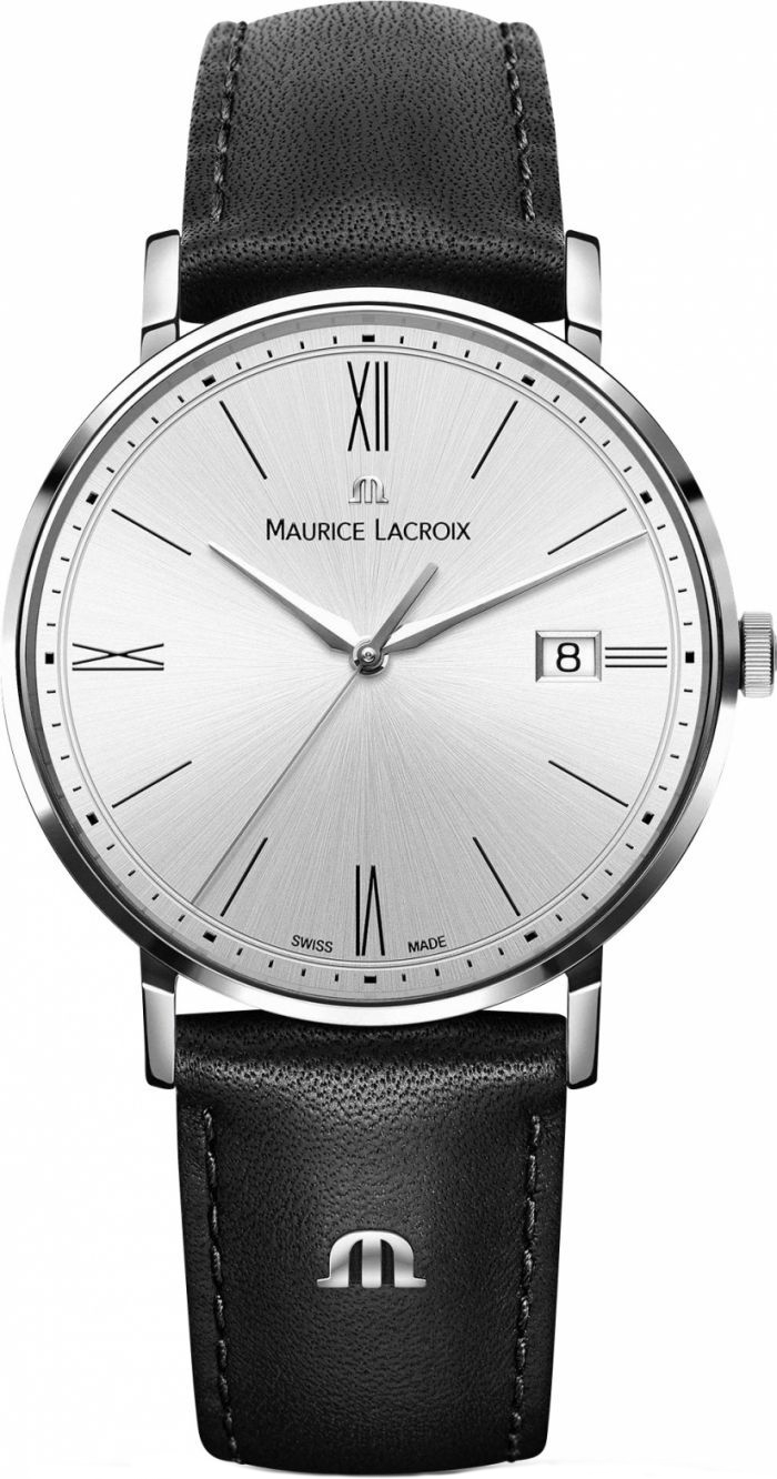 Maurice Lacroix Eliros Date EL1087-SS001-112-2 Maurice Lacroix Eliros Date EL1087-SS001-112-2Наручные часы<br>Швейцарские часы Maurice Lacroix Eliros Date EL1087-SS001-112-2<br><br>Пол: Мужские<br>Страна-производитель: Швейцария<br>Механизм: Кварцевый<br>Материал корпуса: Сталь<br>Материал ремня/браслета: Кожа<br>Водозащита, диапазон: 20 - 100 м<br>Стекло: Сапфировое<br>Толщина корпуса: None<br>Стиль: Классика