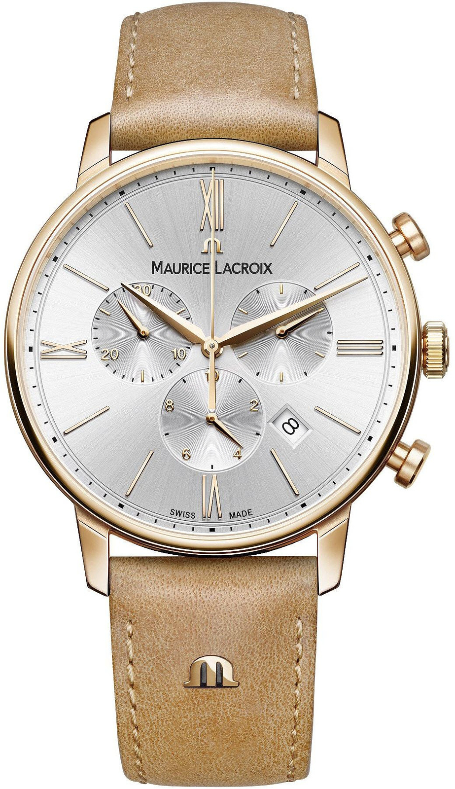 Maurice Lacroix Eliros EL1098-PVP01-111-2 Maurice Lacroix Eliros EL1098-PVP01-111-2Наручные часы<br>Швейцарские часы Maurice Lacroix Eliros EL1098-PVP01-111-2<br><br>Пол: Мужские<br>Страна-производитель: Швейцария<br>Механизм: Кварцевый<br>Материал корпуса: Сталь<br>Материал ремня/браслета: Кожа<br>Водозащита, диапазон: None<br>Стекло: Сапфировое<br>Толщина корпуса: None<br>Стиль: None