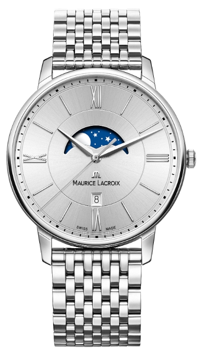 Maurice Lacroix Eliros EL1108-SS002-110-1 Maurice Lacroix Eliros EL1108-SS002-110-1Наручные часы<br>Швейцарские часы Maurice Lacroix Eliros EL1108-SS002-110-1 <br><br>Пол: Мужские<br>Страна-производитель: Швейцария<br>Механизм: Кварцевый<br>Материал корпуса: Сталь<br>Материал ремня/браслета: Сталь<br>Водозащита, диапазон: None<br>Стекло: Сапфировое<br>Толщина корпуса: None<br>Стиль: None