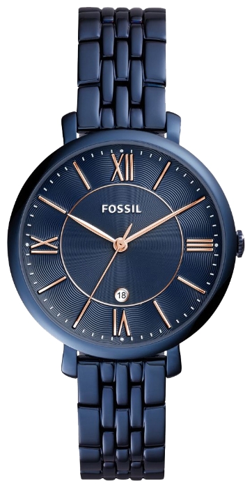 Fossil Jacqueline ES4094 Fossil Jacqueline ES4094Наручные часы<br>Американские часы Fossil Jacqueline ES4094<br><br>Пол: Женские<br>Страна-производитель: США<br>Механизм: Кварцевый<br>Материал корпуса: Сталь<br>Материал ремня/браслета: Сталь<br>Водозащита, диапазон: None<br>Стекло: Минеральное<br>Толщина корпуса: 8 мм<br>Стиль: None