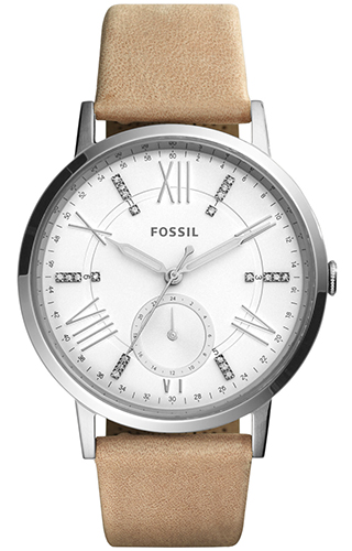 Fossil Gazer ES4162 Fossil Gazer ES4162Наручные часы<br>Американские часы Fossil Gazer ES4162<br><br>Пол: Женские<br>Страна-производитель: США<br>Механизм: Кварцевый<br>Материал корпуса: Сталь<br>Материал ремня/браслета: Кожа<br>Водозащита, диапазон: None<br>Стекло: Минеральное<br>Толщина корпуса: 10 мм<br>Стиль: None