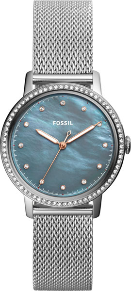 Fossil Neely ES4313 Fossil Neely ES4313Наручные часы<br>Американские часы Fossil Neely ES4313<br><br>Пол: Женские<br>Страна-производитель: США<br>Механизм: Кварцевый<br>Материал корпуса: Сталь<br>Материал ремня/браслета: Сталь<br>Водозащита, диапазон: None<br>Стекло: Минеральное<br>Толщина корпуса: 9 мм<br>Стиль: None