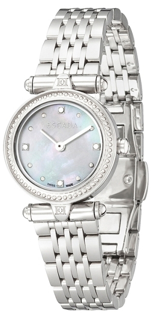 Escada Vanessa E3205011 Escada Vanessa E3205011Наручные часы<br>Швейцарские часы Escada Vanessa E3205011<br><br>Пол: Женские<br>Страна-производитель: Швейцария<br>Механизм: Кварцевый<br>Материал корпуса: Сталь<br>Материал ремня/браслета: Сталь<br>Водозащита, диапазон: 20 - 100 м<br>Стекло: Минеральное<br>Толщина корпуса: 7 мм<br>Стиль: Классика