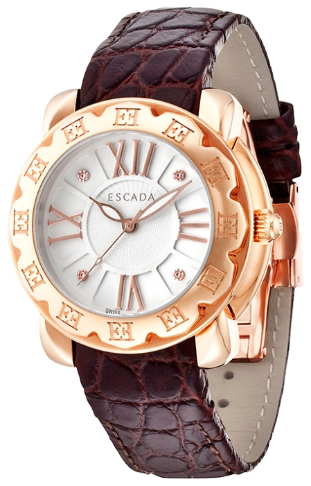 Escada Madison E4060033 Escada Madison E4060033Наручные часы<br>Швейцарские часы Escada Madison E4060033<br><br>Пол: Женские<br>Страна-производитель: Швейцария<br>Механизм: Кварцевый<br>Материал корпуса: Сталь<br>Материал ремня/браслета: Кожа<br>Водозащита, диапазон: 20 - 100 м<br>Стекло: Минеральное<br>Толщина корпуса: None<br>Стиль: Мода