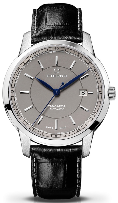 Eterna Tangaroa 2948.41.51.1261 Eterna Tangaroa 2948.41.51.1261Наручные часы<br>Швейцарские часы Eterna Tangaroa 2948.41.51.1261Представленная модель входит в коллекцию Tangaroa. Это модные мужские часы. Материал корпуса часов — сталь. Стекло - сапфировое. Водозащита этих часов 50 м.<br><br>Пол: Мужские<br>Страна-производитель: Швейцария<br>Механизм: Механический<br>Материал корпуса: Сталь<br>Материал ремня/браслета: Кожа<br>Водозащита, диапазон: 20 - 100 м<br>Стекло: Сапфировое<br>Толщина корпуса: None<br>Стиль: None