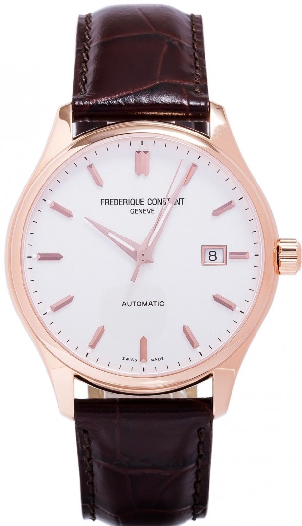 Frederique Constant Classics Index FC-303V5B4 Frederique Constant Classics Index FC-303V5B4Наручные часы<br>Швейцарские часы Frederique Constant Classics Index FC-303V5B4Представленная модель входит в коллекцию Classics Index . Это настоящие мужские часы. Материал корпуса часов — сталь+золото. В этой модели стоит сапфировое стекло. Часы выдерживают давление на глубине 50 м. Цвет циферблата - белый. Из основных функций на циферблате представлены: часы, минуты, секунды. В данной модели используются следующие усложнения: дата, . Диаметр корпуса часов составляет 40мм.<br><br>Пол: Мужские<br>Страна-производитель: Швейцария<br>Механизм: Механический<br>Материал корпуса: Сталь+Золото<br>Материал ремня/браслета: Кожа<br>Водозащита, диапазон: 20 - 100 м<br>Стекло: Сапфировое<br>Толщина корпуса: None<br>Стиль: Классика