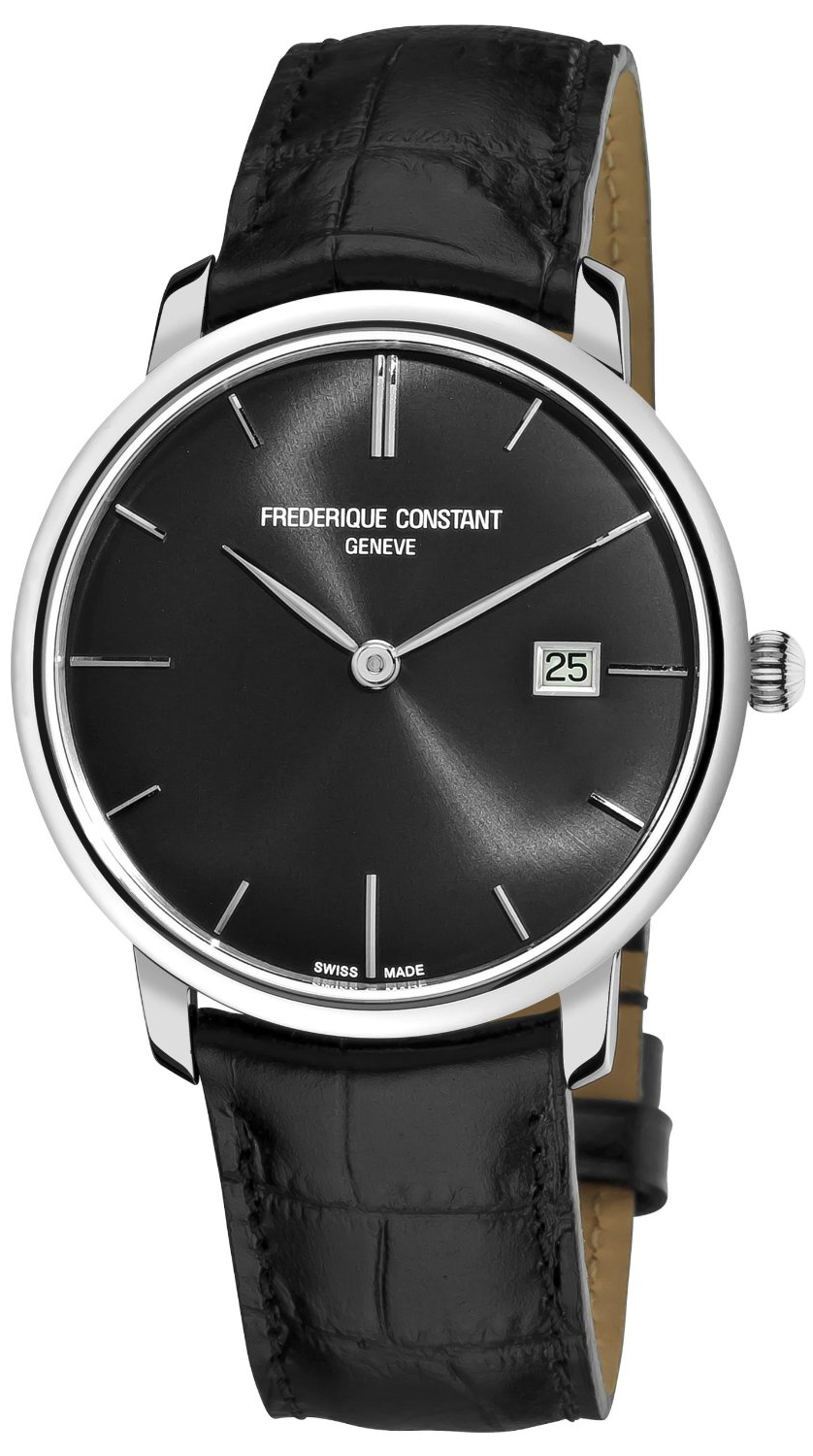 Frederique Constant Slim Line FC-306G4S6 Frederique Constant Slim Line FC-306G4S6Наручные часы<br>Швейцарские часы Frederique Constant Slim Line FC-306G4S6Данная модель — яркий представитель коллекции Slim Line. Это настоящие мужские часы. Материал корпуса часов — сталь. В этих часах используется сапфировое стекло. Часы этой модели обладают водозащитой 30 м. Цвет циферблата - черный. Часы обладают корпусом 40мм.<br><br>Пол: Мужские<br>Страна-производитель: Швейцария<br>Механизм: Механический<br>Материал корпуса: Сталь<br>Материал ремня/браслета: Кожа<br>Водозащита, диапазон: 20 - 100 м<br>Стекло: Сапфировое<br>Толщина корпуса: None<br>Стиль: Классика