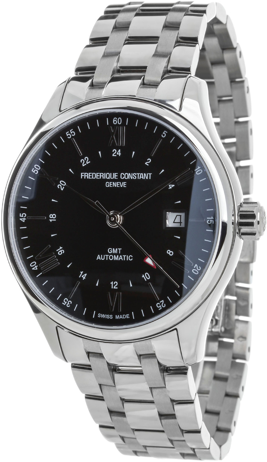Frederique Constant Classics FC-350B5B6B Frederique Constant Classics FC-350B5B6BНаручные часы<br>Швейцарские часы Frederique Constant Classics FC-350B5B6B<br><br>Пол: Мужские<br>Страна-производитель: Швейцария<br>Механизм: Механический<br>Материал корпуса: Сталь<br>Материал ремня/браслета: Сталь<br>Водозащита, диапазон: 20 - 100 м<br>Стекло: Сапфировое<br>Толщина корпуса: 12 мм<br>Стиль: Классика