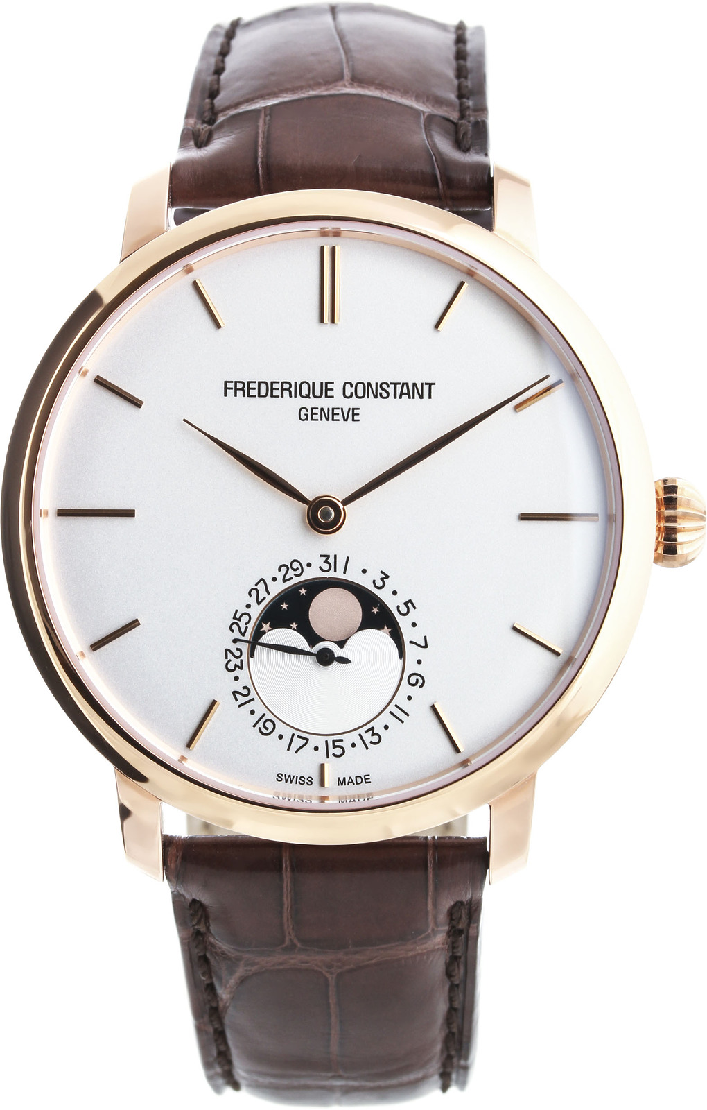 Frederique Constant Manufacture FC-705V4S4 Frederique Constant Manufacture FC-705V4S4Наручные часы<br>Швейцарские часы Frederique Constant Manufacture FC-705V4S4<br><br>Пол: Мужские<br>Страна-производитель: Швейцария<br>Механизм: Механический<br>Материал корпуса: Сталь<br>Материал ремня/браслета: Кожа<br>Водозащита, диапазон: 20 - 100 м<br>Стекло: Сапфировое<br>Толщина корпуса: 11 мм<br>Стиль: Классика