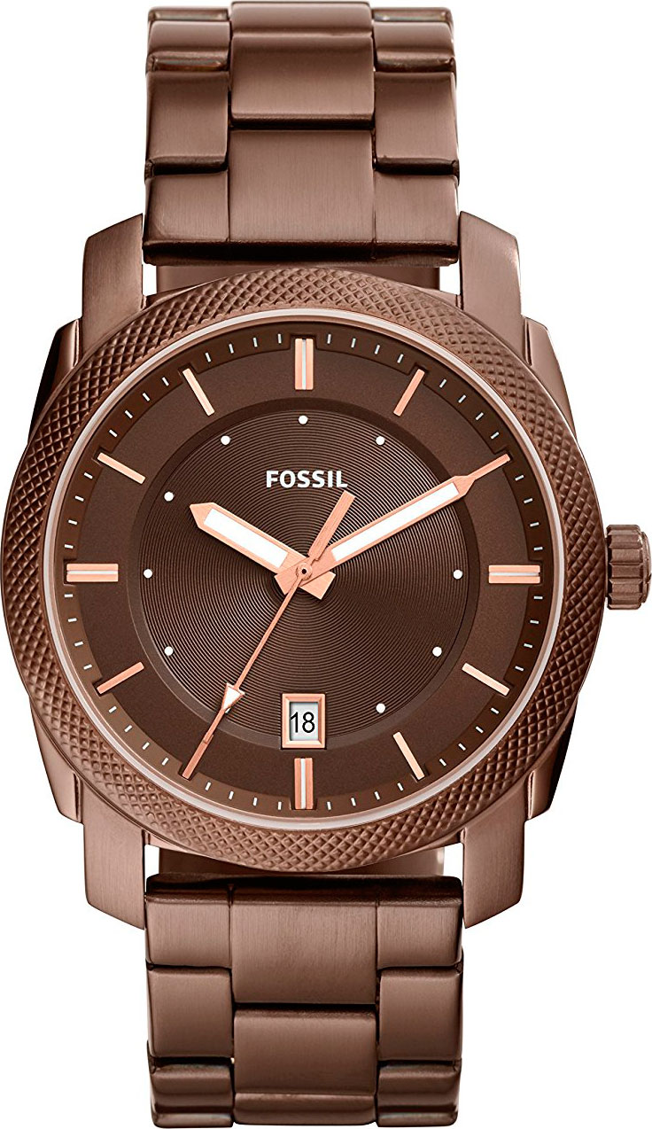 Fossil Machine FS5370 Fossil Machine FS5370Наручные часы<br>Американские часы Fossil Machine FS5370<br><br>Пол: Мужские<br>Страна-производитель: США<br>Механизм: Кварцевый<br>Материал корпуса: Сталь<br>Материал ремня/браслета: Сталь<br>Водозащита, диапазон: None<br>Стекло: Минеральное<br>Толщина корпуса: 13 мм<br>Стиль: None