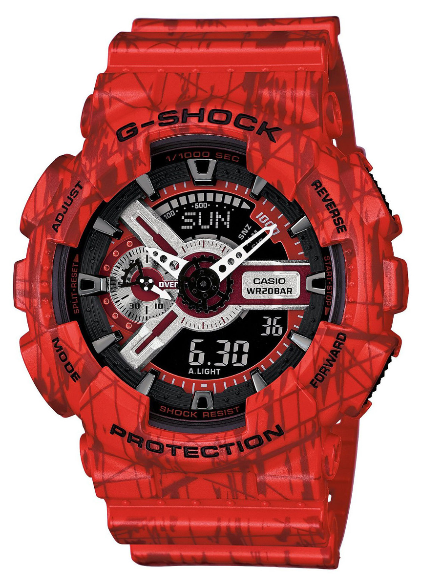 Casio G-shock G-Classic GA-110SL-4A Casio G-shock G-Classic GA-110SL-4AНаручные часы<br>Японские часы Casio G-shock G-Classic GA-110SL-4A<br><br>Пол: Мужские<br>Страна-производитель: Япония<br>Механизм: Кварцевый<br>Материал корпуса: Пластик<br>Материал ремня/браслета: Пластик<br>Водозащита, диапазон: None<br>Стекло: Минеральное<br>Толщина корпуса: 16,9 мм<br>Стиль: None