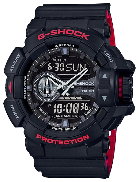 Casio G-shock GA-400HR-1A Casio G-shock GA-400HR-1AНаручные часы<br>Японские часы Casio G-shock GA-400HR-1A<br><br>Пол: Мужские<br>Страна-производитель: Япония<br>Механизм: Кварцевый<br>Материал корпуса: Пластик<br>Материал ремня/браслета: Пластик<br>Водозащита, диапазон: None<br>Стекло: Минеральное<br>Толщина корпуса: 18,3мм<br>Стиль: None