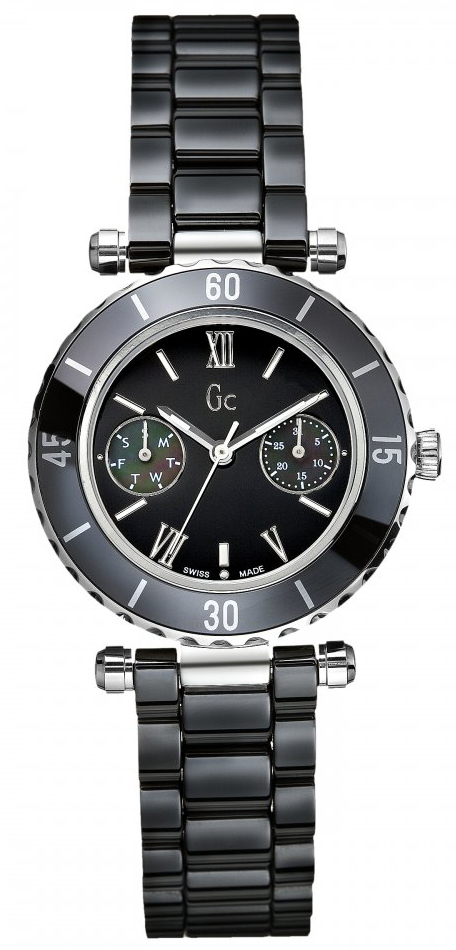 Gc Sport Chic I35003L2S Gc Sport Chic I35003L2SНаручные часы<br>Швейцарские часы Gc Sport Chic I35003L2SЧасы входят в модельный ряд коллекции Sport Chic. Это модные женские часы. Материал корпуса часов — сталь+керамика. Стекло - сапфировое. Водозащита - 100 м.<br><br>Пол: Женские<br>Страна-производитель: Швейцария<br>Механизм: Кварцевый<br>Материал корпуса: Сталь+керамика<br>Материал ремня/браслета: Керамика<br>Водозащита, диапазон: 100 - 150 м<br>Стекло: Сапфировое<br>Толщина корпуса: None<br>Стиль: None
