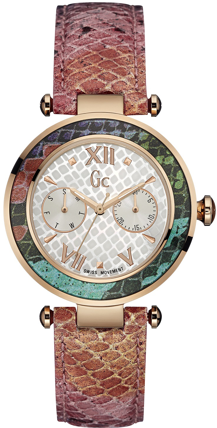 GC Sport Chic Y09001L1 GC Sport Chic Y09001L1Наручные часы<br>Швейцарские часы GC Sport Chic Y09001L1<br><br>Пол: Женские<br>Страна-производитель: Швейцария<br>Механизм: Кварцевый<br>Материал корпуса: Сталь<br>Материал ремня/браслета: Кожа<br>Водозащита, диапазон: 100 - 150 м<br>Стекло: Минеральное<br>Толщина корпуса: 11 мм<br>Стиль: Спорт