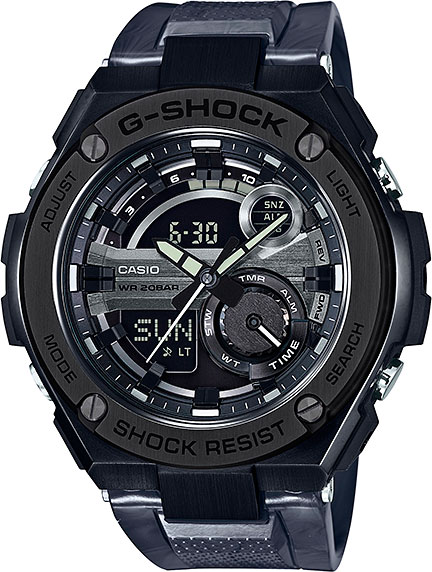 Casio G-shock GST-210M-1A Casio G-shock GST-210M-1AНаручные часы<br>Японские часы Casio G-shock GST-210M-1A<br><br>Пол: Мужские<br>Страна-производитель: Япония<br>Механизм: Кварцевый<br>Материал корпуса: Сталь<br>Материал ремня/браслета: Пластик<br>Водозащита, диапазон: None<br>Стекло: Минеральное<br>Толщина корпуса: 16,1 мм<br>Стиль: None