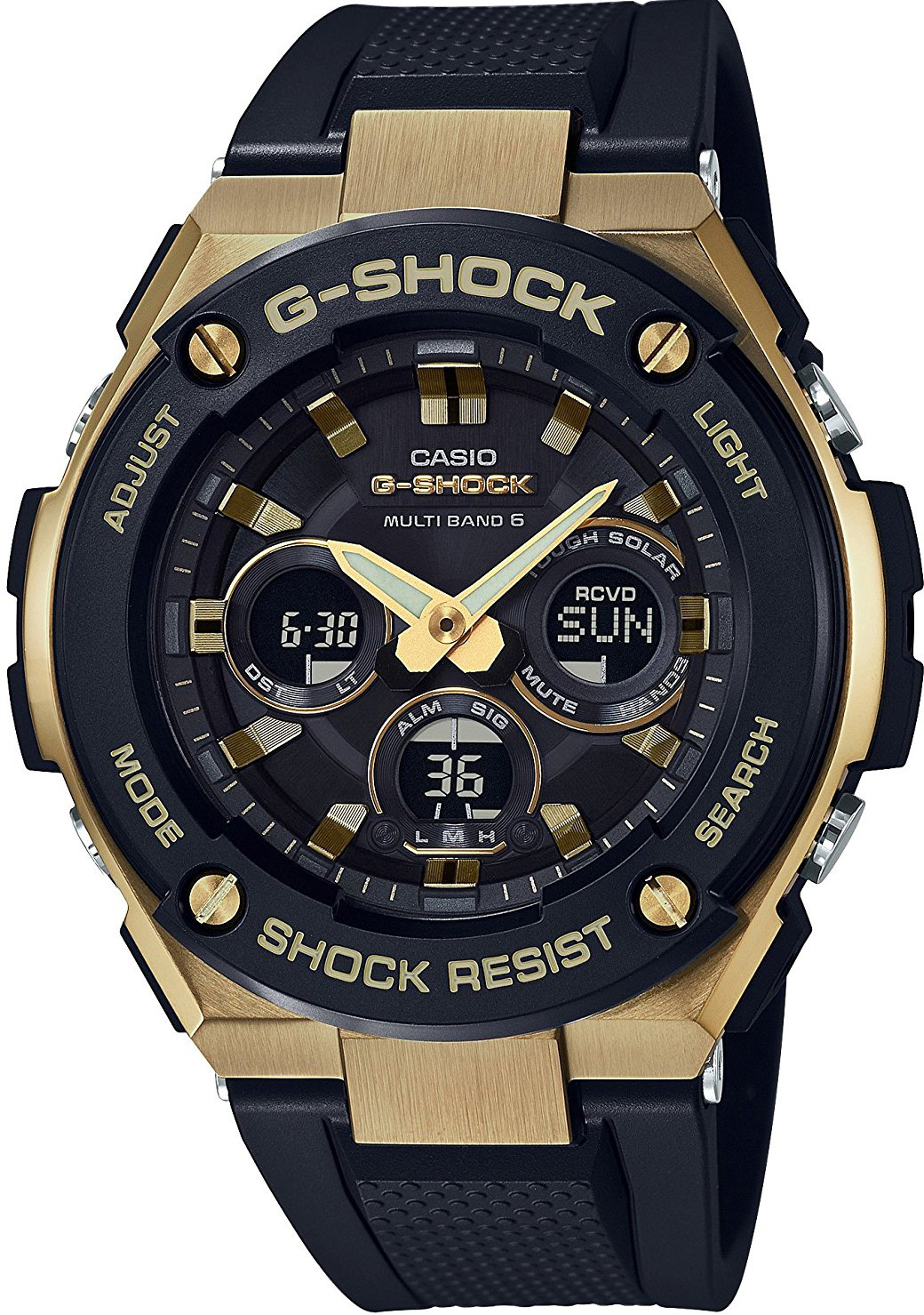 Casio G-shock G-Steel GST-W300G-1A9 Casio G-shock G-Steel GST-W300G-1A9Наручные часы<br>Японские часы Casio G-shock G-Steel GST-W300G-1A9<br><br>Пол: Мужские<br>Страна-производитель: Япония<br>Механизм: Кварцевый<br>Материал корпуса: Сталь<br>Материал ремня/браслета: Пластик<br>Водозащита, диапазон: None<br>Стекло: Минеральное<br>Толщина корпуса: 15,3 мм<br>Стиль: None