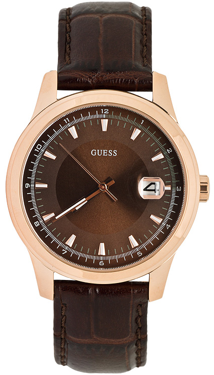 Guess Dress Steel W0250G2 Guess Dress Steel W0250G2Наручные часы<br>Американские часы Guess Dress Steel W0250G2<br><br>Пол: Мужские<br>Страна-производитель: США<br>Механизм: Кварцевый<br>Материал корпуса: Сталь<br>Материал ремня/браслета: Кожа<br>Водозащита, диапазон: 20 - 100 м<br>Стекло: Минеральное<br>Толщина корпуса: 10 мм<br>Стиль: Классика