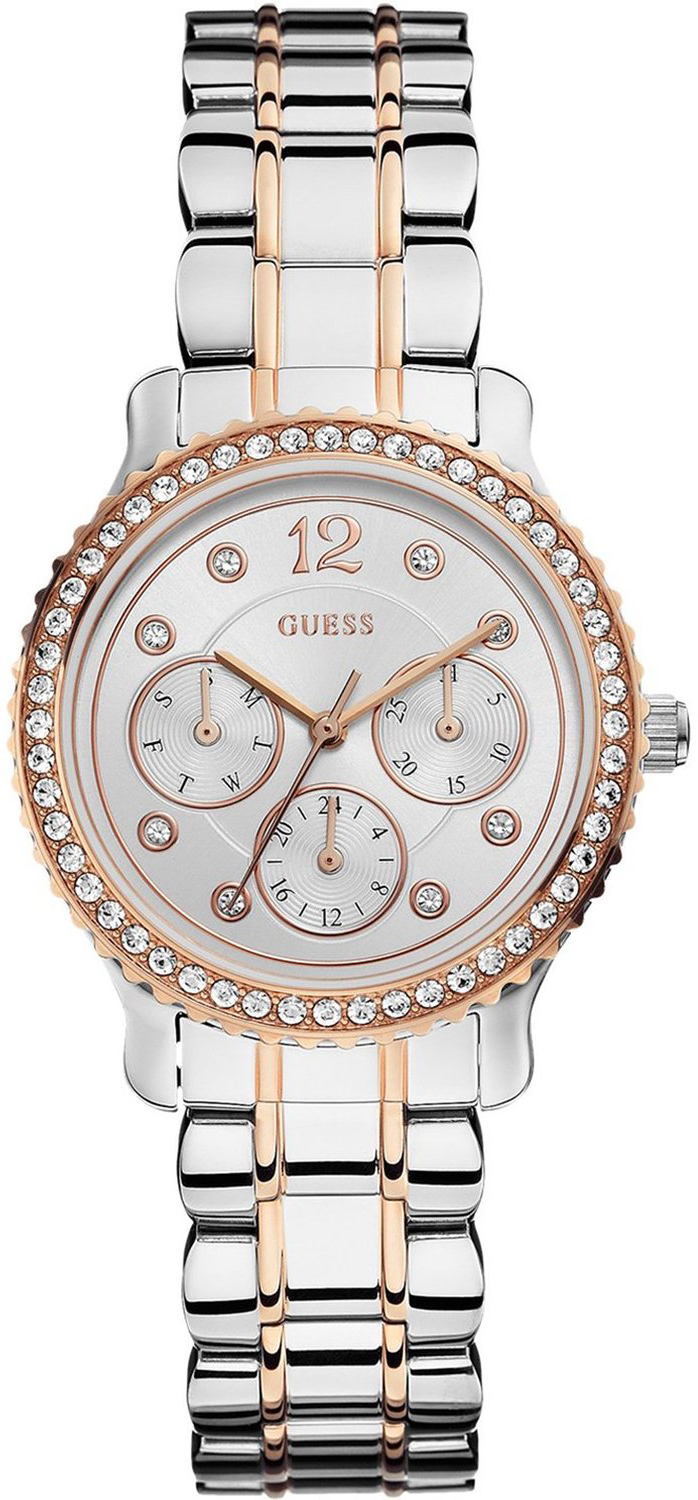 Guess Dress Steel W0305L3 Guess Dress Steel W0305L3Наручные часы<br>Американские часы Guess Dress Steel W0305L3<br><br>Пол: Женские<br>Страна-производитель: США<br>Механизм: Кварцевый<br>Материал корпуса: Сталь<br>Материал ремня/браслета: Сталь<br>Водозащита, диапазон: 20 - 100 м<br>Стекло: Минеральное<br>Толщина корпуса: 9.5 мм<br>Стиль: Классика