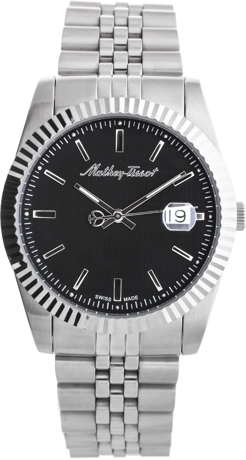Mathey-Tissot Rolly H810AN Mathey-Tissot Rolly H810ANНаручные часы<br>Швейцарские часы Mathey-Tissot Rolly H810AN<br><br>Пол: Мужские<br>Страна-производитель: Швейцария<br>Механизм: Кварцевый<br>Материал корпуса: Сталь<br>Материал ремня/браслета: Сталь<br>Водозащита, диапазон: None<br>Стекло: Минеральное<br>Толщина корпуса: None<br>Стиль: None