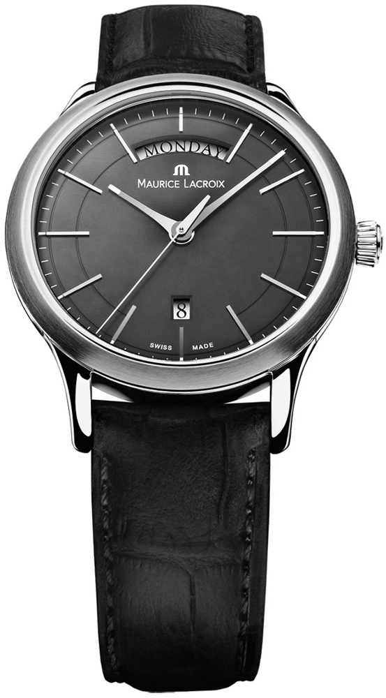 Maurice Lacroix Les Classiques LC1007-SS001-330 Maurice Lacroix Les Classiques LC1007-SS001-330Наручные часы<br>Швейцарские часы Maurice Lacroix Les Classiques LC1007-SS001-330Данная модель входит в коллекцию Les Classiques. Это стильные Мужские часы. Материал корпуса часов — Сталь. Ремень — Кожа. В этих часах используется Сапфировое стекло. Часы выдерживают давление на глубине 30 м. Основной цвет циферблата Черный. Корпус часов в диаметре 38мм.<br><br>Для кого?: Мужские<br>Страна-производитель: Швейцария<br>Механизм: Кварцевый<br>Материал корпуса: Сталь<br>Материал ремня/браслета: Кожа<br>Водозащита, диапазон: 20 - 100 м<br>Стекло: Сапфировое<br>Толщина корпуса/: <br>Стиль: Классика