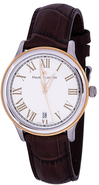 Maurice Lacroix Les Classiques LC1077-SY011-110 Maurice Lacroix Les Classiques LC1077-SY011-110Наручные часы<br>Швейцарские часы Maurice Lacroix Les Classiques LC1077-SY011-110Модель входит в коллекцию Les Classiques. Это модные мужские часы. Материал корпуса часов — сталь. Ремень — кожа. В этой модели стоит сапфировое стекло. Водозащита этих часов 30 м. Цвет циферблата - белый. Диаметр корпуса 39мм.<br><br>Пол: Мужские<br>Страна-производитель: Швейцария<br>Механизм: Кварцевый<br>Материал корпуса: Сталь<br>Материал ремня/браслета: Кожа<br>Водозащита, диапазон: 20 - 100 м<br>Стекло: Сапфировое<br>Толщина корпуса: 7,8 мм<br>Стиль: Классика