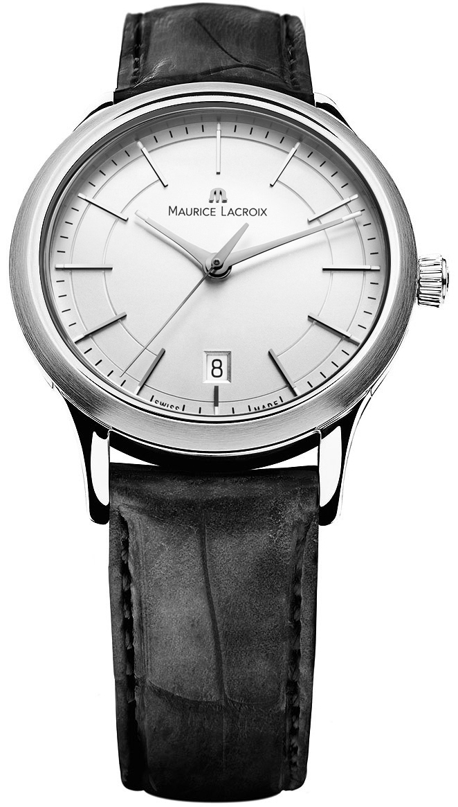 Maurice Lacroix Les Classiques LC1117-SS001-130 Maurice Lacroix Les Classiques LC1117-SS001-130Наручные часы<br>Швейцарские часы Maurice Lacroix Les Classiques LC1117-SS001-130Модель входит в коллекцию Les Classiques. Это Мужские часы. Материал корпуса часов — Сталь. Ремень — Кожа. Циферблат часов защищает Сапфировое стекло. Водозащита - 30 м.<br><br>Пол: Мужские<br>Страна-производитель: Швейцария<br>Механизм: Кварцевый<br>Материал корпуса: Сталь<br>Материал ремня/браслета: Кожа<br>Водозащита, диапазон: 20 - 100 м<br>Стекло: Сапфировое<br>Толщина корпуса: None<br>Стиль: None