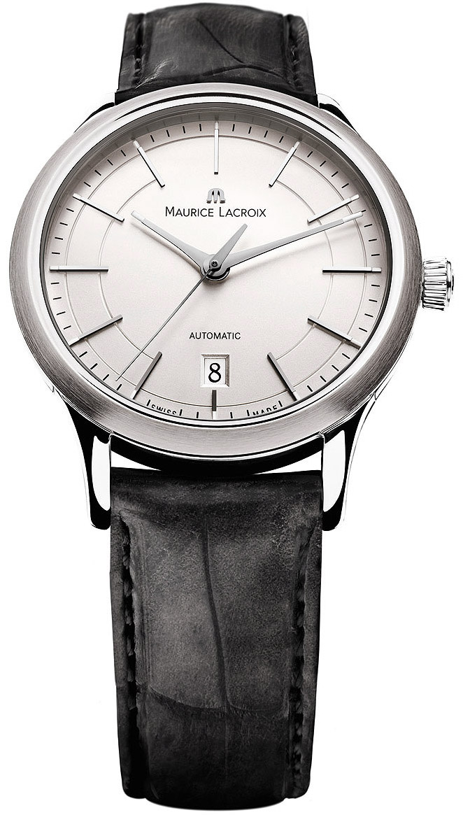Maurice Lacroix Les Classiques LC6017-SS001-130 Maurice Lacroix Les Classiques LC6017-SS001-130Наручные часы<br>Швейцарские часы Maurice Lacroix Les Classiques LC6017-SS001-130Часы принадежат коллекции Les Classiques. Это настоящие Мужские часы. Материал корпуса часов — Сталь. Ремень — Кожа. В этих часах используется Сапфировое стекло. Часы этой модели обладают водозащитой 30 м. Цвет циферблата - Белый. Размер данной модели 38мм.<br><br>Пол: Мужские<br>Страна-производитель: Швейцария<br>Механизм: Механический<br>Материал корпуса: Сталь<br>Материал ремня/браслета: Кожа<br>Водозащита, диапазон: 20 - 100 м<br>Стекло: Сапфировое<br>Толщина корпуса: None<br>Стиль: Классика