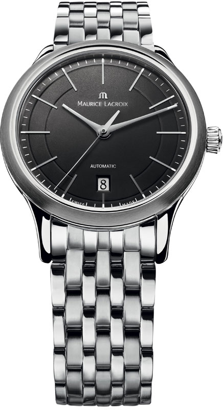 Maurice Lacroix Les Classiques LC6017-SS002-330 Maurice Lacroix Les Classiques LC6017-SS002-330Наручные часы<br>Швейцарские часы Maurice Lacroix Les Classiques LC6017-SS002-330 Данная модель входит в коллекцию Les Classiques. Это великолепные Мужские часы. Материал корпуса часов — Сталь. Браслет — Сталь. В этой модели стоит Сапфировое стекло. Водозащита этих часов 30 м. Цвет циферблата - Черный. Диаметр корпуса 38мм.<br><br>Пол: Мужские<br>Страна-производитель: Швейцария<br>Механизм: Механический<br>Материал корпуса: Сталь<br>Материал ремня/браслета: Сталь<br>Водозащита, диапазон: 20 - 100 м<br>Стекло: Сапфировое<br>Толщина корпуса: None<br>Стиль: Классика