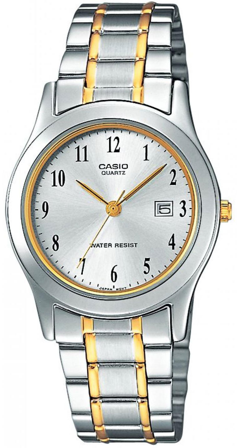 Casio LTP-1264PG-7B Casio LTP-1264PG-7BНаручные часы<br>Японские часы Casio LTP-1264PG-7B<br><br>Пол: Женские<br>Страна-производитель: Япония<br>Механизм: Кварцевый<br>Материал корпуса: Сталь<br>Материал ремня/браслета: Сталь<br>Водозащита, диапазон: None<br>Стекло: Минеральное<br>Толщина корпуса: 8,3 мм<br>Стиль: None
