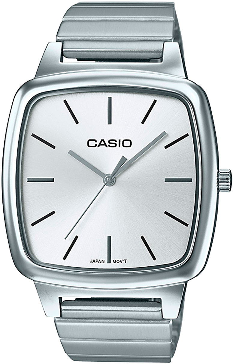 Casio LTP-E117D-7A Casio LTP-E117D-7AНаручные часы<br>Японские часы Casio LTP-E117D-7A<br><br>Пол: Женские<br>Страна-производитель: Япония<br>Механизм: Кварцевый<br>Материал корпуса: Сталь<br>Материал ремня/браслета: Сталь<br>Водозащита, диапазон: None<br>Стекло: Минеральное<br>Толщина корпуса: 8,2 мм<br>Стиль: None