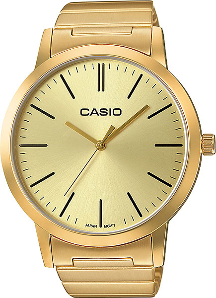 Casio LTP-E118G-9A Casio LTP-E118G-9AНаручные часы<br>Японские часы Casio LTP-E118G-9A<br><br>Пол: Женские<br>Страна-производитель: Япония<br>Механизм: Кварцевый<br>Материал корпуса: Сталь<br>Материал ремня/браслета: Сталь<br>Водозащита, диапазон: None<br>Стекло: Минеральное<br>Толщина корпуса: 8,8 мм<br>Стиль: None