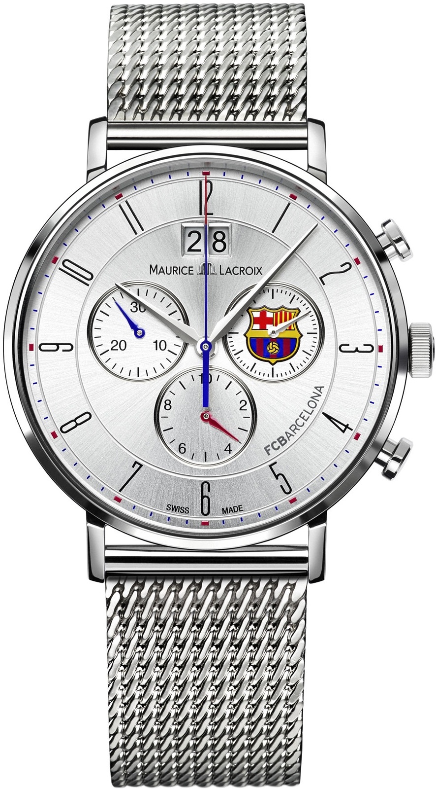 Maurice Lacroix Eliros Chronograph EL1088-SS002-120-1 Maurice Lacroix Eliros Chronograph EL1088-SS002-120-1Наручные часы<br>Швейцарские часы Maurice Lacroix Eliros Chronograph EL1088-SS002-120-1<br><br>Пол: Мужские<br>Страна-производитель: Швейцария<br>Механизм: Кварцевый<br>Материал корпуса: Сталь<br>Материал ремня/браслета: Сталь<br>Водозащита, диапазон: 20 - 100 м<br>Стекло: Сапфировое<br>Толщина корпуса: None<br>Стиль: Классика