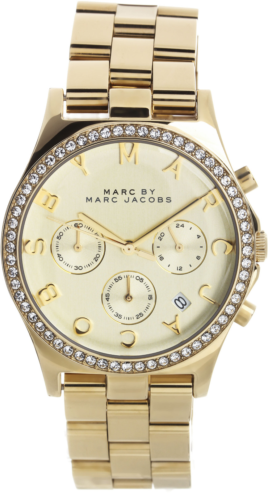 Marc by Marc Jacobs Henry MBM3105 Marc by Marc Jacobs Henry MBM3105Наручные часы<br>Американские часы Marc by Marc Jacobs Henry MBM3105<br><br>Пол: Женские<br>Страна-производитель: США<br>Механизм: Кварцевый<br>Материал корпуса: Сталь<br>Материал ремня/браслета: Сталь<br>Водозащита, диапазон: 20 - 100 м<br>Стекло: Сапфировое<br>Толщина корпуса: 13 мм<br>Стиль: Классика