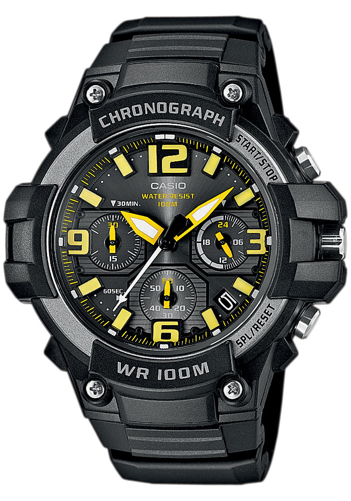 Casio MCW-100H-9A Casio MCW-100H-9AНаручные часы<br>Японские часы Casio MCW-100H-9A<br><br>Пол: Мужские<br>Страна-производитель: Япония<br>Механизм: Кварцевый<br>Материал корпуса: Пластик<br>Материал ремня/браслета: Пластик<br>Водозащита, диапазон: None<br>Стекло: Пластиковое<br>Толщина корпуса: 13 мм<br>Стиль: None