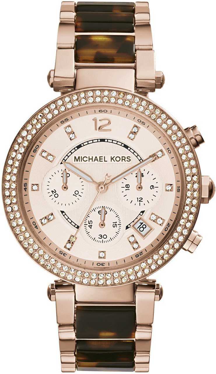 Michael Kors Parker MK5538 Michael Kors Parker MK5538Наручные часы<br>Швейцарские часы Michael Kors Parker MK5538Представленная модель входит в коллекцию Parker. Это великолепные женские часы. Материал корпуса часов — сталь+золото. В этих часах используется минеральное стекло. Часы выдерживают давление на глубине 50 м. Основной цвет циферблата золотистый. Циферблат модели содержит часы, минуты, секунды. В этой модели используются такие усложнения как дата, второе поясное время, хронограф. Диаметр корпуса 37мм.<br><br>Пол: Женские<br>Страна-производитель: None<br>Механизм: Кварцевый<br>Материал корпуса: Сталь<br>Материал ремня/браслета: Сталь<br>Водозащита, диапазон: None<br>Стекло: Минеральное<br>Толщина корпуса: 13<br>Стиль: Спорт