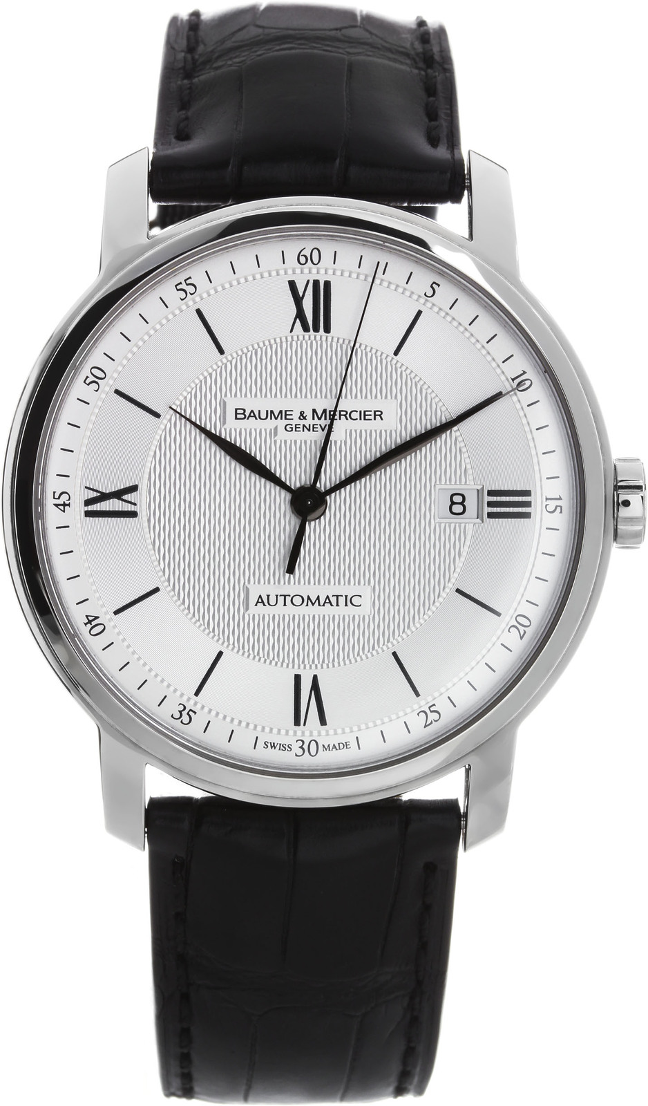 Baume&Mercier Classima Small Complication MOA08868 Baume&Mercier Classima Small Complication MOA08868Наручные часы<br>Швейцарские часы Baume&Mercier Classima Small Complication MOA08868<br><br>Пол: Мужские<br>Страна-производитель: Швейцария<br>Механизм: Механический<br>Материал корпуса: Сталь<br>Материал ремня/браслета: Кожа<br>Водозащита, диапазон: 20 - 100 м<br>Стекло: Сапфировое<br>Толщина корпуса: 9 мм<br>Стиль: Классика