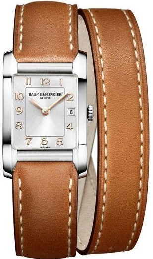 Baume&Mercier Hampton Lady MOA10110 Baume&Mercier Hampton Lady MOA10110Наручные часы<br>Швейцарские часы Baume&Mercier Hampton Lady MOA10110Часы входят в модельный ряд коллекции Hampton Lady. Это Женские часы. Материал корпуса часов — Сталь. Ремень — Кожа. В этих часах используется Сапфировое стекло. Часы выдерживают давление на глубине 50 м. Цвет циферблата - Серые. Из основных функций на циферблате представлены: часы, минуты. В этих часах используются такие усложнения как дата, . Размер данной модели 34,5х22мм.<br><br>Пол: Женские<br>Страна-производитель: Швейцария<br>Механизм: Кварцевый<br>Материал корпуса: Сталь<br>Материал ремня/браслета: Кожа<br>Водозащита, диапазон: 20 - 100 м<br>Стекло: Сапфировое<br>Толщина корпуса: None<br>Стиль: None