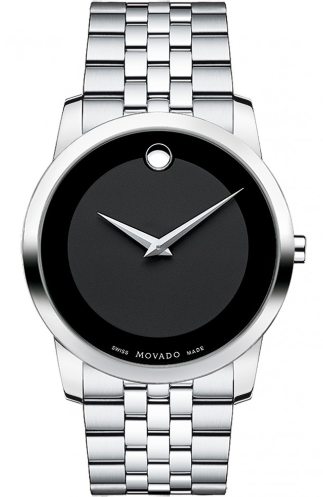 Movado Museum 0606504 Movado Museum 0606504Наручные часы<br>Швейцарские часы Movado Museum 0606504<br><br>Пол: Мужские<br>Страна-производитель: Швейцария<br>Механизм: Кварцевый<br>Материал корпуса: Сталь<br>Материал ремня/браслета: Сталь<br>Водозащита, диапазон: 20 - 100 м<br>Стекло: Сапфировое<br>Толщина корпуса: None<br>Стиль: Классика