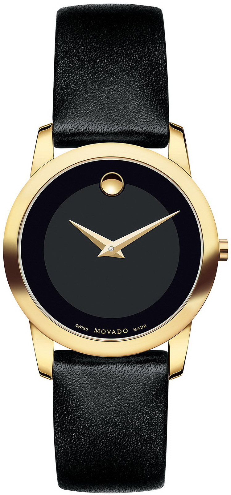 Movado Museum Classic 606877 Movado Museum Classic 606877Наручные часы<br>Швейцарские часы Movado Museum Classic 606877<br><br>Пол: Женские<br>Страна-производитель: Швейцария<br>Механизм: Кварцевый<br>Материал корпуса: Сталь<br>Материал ремня/браслета: Кожа<br>Водозащита, диапазон: 20 - 100 м<br>Стекло: Сапфировое<br>Толщина корпуса: None<br>Стиль: Классика