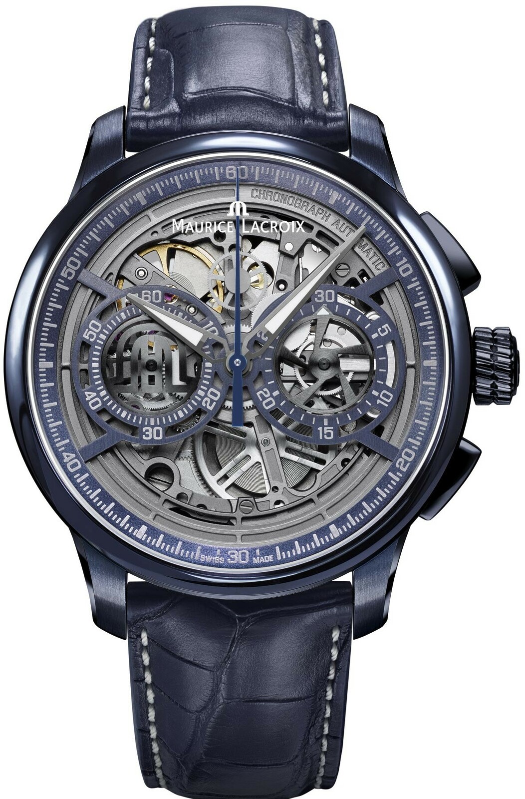 Maurice Lacroix Masterpiece MP6028-PVC01-002-1 Maurice Lacroix Masterpiece MP6028-PVC01-002-1Наручные часы<br><br><br>Пол: Мужские<br>Страна-производитель: Швейцария<br>Механизм: Механический<br>Материал корпуса: Сталь<br>Материал ремня/браслета: Кожа<br>Водозащита, диапазон: None<br>Стекло: Сапфировое<br>Толщина корпуса: None<br>Стиль: None