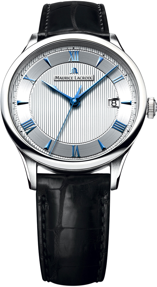 Maurice Lacroix Masterpiece MP6407-SS001-111 Maurice Lacroix Masterpiece MP6407-SS001-111Наручные часы<br>Швейцарские часы Maurice Lacroix Masterpiece MP6407-SS001-111 Модель входит в коллекцию Masterpiece. Это мужские часы. Материал корпуса часов — сталь. Циферблат часов защищает сапфировое стекло. Водозащита этих часов 50 м. Основной цвет циферблата серебристый. Из основных функций на циферблате представлены: часы, минуты, секунды. В этих часах используются такие усложнения как дата, . Часы обладают корпусом 38мм.<br><br>Пол: Мужские<br>Страна-производитель: Швейцария<br>Механизм: Механический<br>Материал корпуса: Сталь<br>Материал ремня/браслета: Кожа<br>Водозащита, диапазон: 20 - 100 м<br>Стекло: Сапфировое<br>Толщина корпуса: None<br>Стиль: Классика