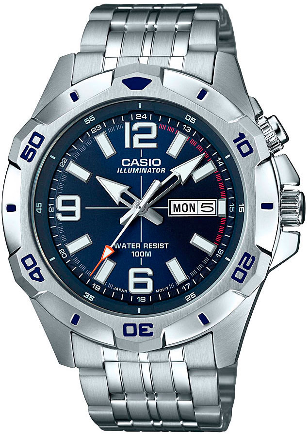 Casio MTD-1082D-2A Casio MTD-1082D-2AНаручные часы<br>Японские часы Casio MTD-1082D-2A<br><br>Пол: Мужские<br>Страна-производитель: Япония<br>Механизм: Кварцевый<br>Материал корпуса: Сталь<br>Материал ремня/браслета: Сталь<br>Водозащита, диапазон: None<br>Стекло: Минеральное<br>Толщина корпуса: 12,5 мм<br>Стиль: None
