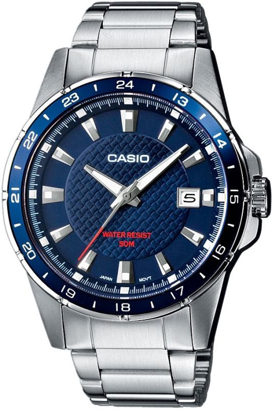 Casio MTP-1290D-2A Casio MTP-1290D-2AНаручные часы<br>Японские часы Casio MTP-1290D-2A<br><br>Пол: Мужские<br>Страна-производитель: Япония<br>Механизм: Кварцевый<br>Материал корпуса: Сталь<br>Материал ремня/браслета: Сталь<br>Водозащита, диапазон: None<br>Стекло: Минеральное<br>Толщина корпуса: 10,3 мм<br>Стиль: None