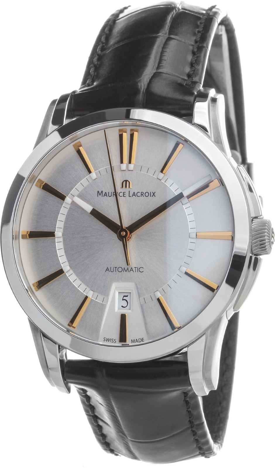 Maurice Lacroix Pontos PT6148-SS001-131 Maurice Lacroix Pontos PT6148-SS001-131Наручные часы<br>Швейцарские часы Maurice Lacroix Pontos PT6148-SS001-131Часы принадежат коллекции Pontos. Это великолепные Мужские часы. Материал корпуса часов — Сталь. Ремень — Кожа. В этой модели стоит Сапфировое стекло. Часы выдерживают давление на глубине 50 м.<br><br>Пол: Мужские<br>Страна-производитель: Швейцария<br>Механизм: Механический<br>Материал корпуса: Сталь<br>Материал ремня/браслета: Кожа<br>Водозащита, диапазон: 20 - 100 м<br>Стекло: Сапфировое<br>Толщина корпуса: None<br>Стиль: None
