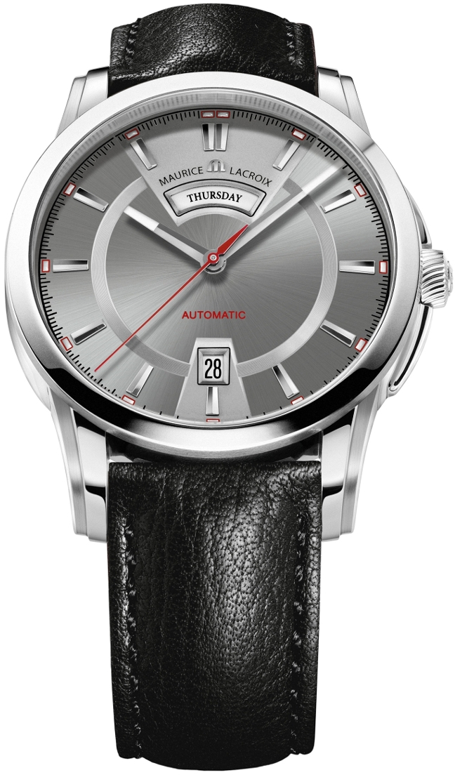 Maurice Lacroix Pontos PT6158-SS001-231-1 Maurice Lacroix Pontos PT6158-SS001-231-1Наручные часы<br>Швейцарские часы Maurice Lacroix Pontos PT6158-SS001-231-1<br><br>Пол: Мужские<br>Страна-производитель: Швейцария<br>Механизм: Механический<br>Материал корпуса: Сталь<br>Материал ремня/браслета: Кожа<br>Водозащита, диапазон: None<br>Стекло: Сапфировое<br>Толщина корпуса: None<br>Стиль: None