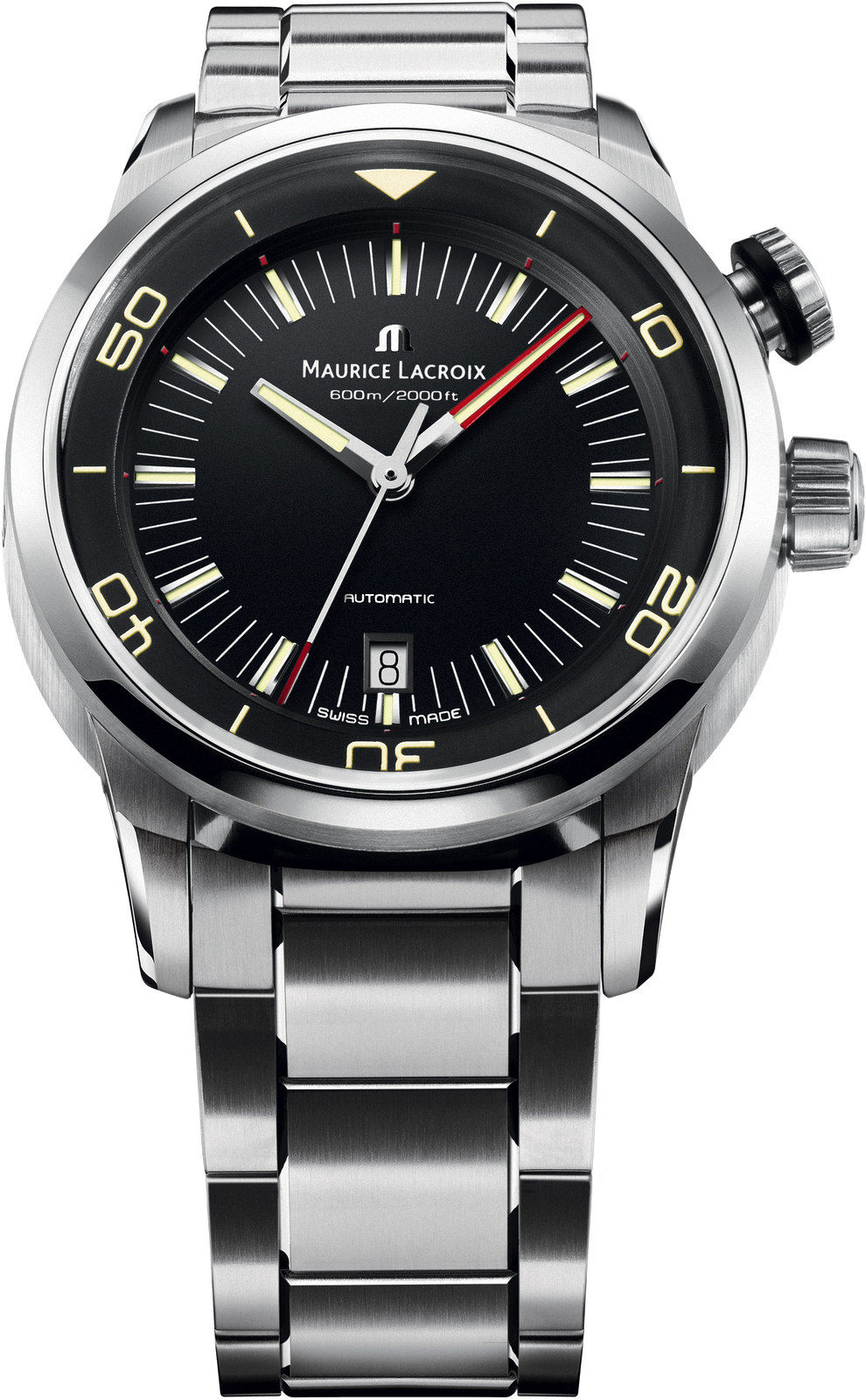 Maurice Lacroix Pontos PT6248-SS002-330 Maurice Lacroix Pontos PT6248-SS002-330Наручные часы<br>Швейцарские часы Maurice Lacroix Pontos PT6248-SS002-330<br><br>Пол: Мужские<br>Страна-производитель: Швейцария<br>Механизм: Механический<br>Материал корпуса: Сталь<br>Материал ремня/браслета: Сталь<br>Водозащита, диапазон: 200 - 800 м<br>Стекло: Сапфировое<br>Толщина корпуса: 15 мм<br>Стиль: Классика