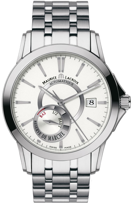 Maurice Lacroix Pontos PT6168-SS002-130 Maurice Lacroix Pontos PT6168-SS002-130Наручные часы<br>Швейцарские часы Maurice Lacroix Pontos PT6168-SS002-130Часы принадежат коллекции Pontos. Это модные Мужские часы. Материал корпуса часов — Сталь. Браслет — Сталь. В этой модели стоит Сапфировое стекло. Часы выдерживают давление на глубине 50 м. Основной цвет циферблата Белый. Часы обладают корпусом 40мм.<br><br>Пол: Мужские<br>Страна-производитель: Швейцария<br>Механизм: Механический<br>Материал корпуса: Сталь<br>Материал ремня/браслета: Сталь<br>Водозащита, диапазон: 20 - 100 м<br>Стекло: Сапфировое<br>Толщина корпуса: None<br>Стиль: Классика