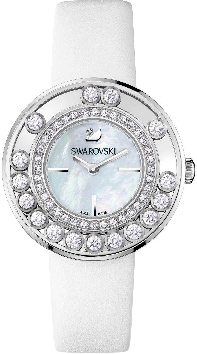 Swarovski Lovely Crystals White 1160308 Swarovski Lovely Crystals White 1160308Наручные часы<br>Швейцарские часы Swarovski Lovely Crystals White 1160308<br><br>Пол: Женские<br>Страна-производитель: Швейцария<br>Механизм: Кварцевый<br>Материал корпуса: Сталь<br>Материал ремня/браслета: Кожа<br>Водозащита, диапазон: 20 - 100 м<br>Стекло: Сапфировое<br>Толщина корпуса: None<br>Стиль: Мода